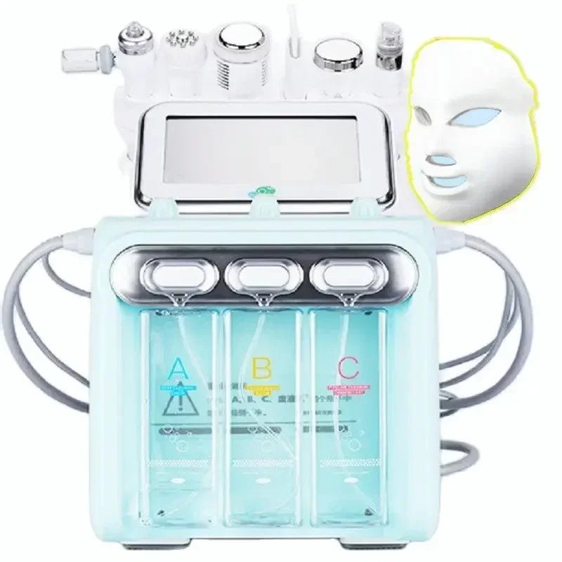 7 w 1 H2O2 Water Oxygen Jet Peel Hydro Beauty Facial Machine do oczyszczania skóry, nawilżania i przeciwdziałania starzeniu [Hydrofacial, Aqua Peeling]