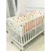 White Multifunctional Baby Crib - Solid Wood Newborn Cradle Cot with Rocking Mode & Storage