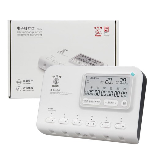 Hwato SDZ-V 6-Channel EMS TENS Electroacupuncture Stimulator for Nerve & Muscle Pain Relief, Acupuncture Therapy