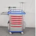 ABS Medical Emergency Trolley with 5-Layer Drawers, CPR Board & Silent Casters for Hospital Use