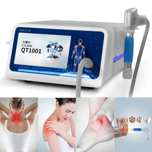 10 bar fizioterápiás berendezés ED pneumatikus lökéshullám terápiás eszköz fájdalomcsillapításhoz és testmasszázshoz