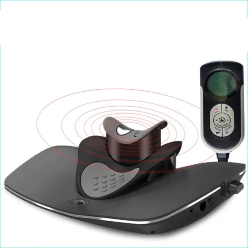 Cervical Traction Device for Neck Pain Relief - Air Soft Brace with Warm Compress, EMS Therapy & TENS Technology [Neck Pain Relief, Cervical Traction]