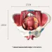Disassembled Female Pelvis Anatomy Model with Floor Muscle & Nerve - 1:1 Scale PVC Lab Supplies for Medical Training