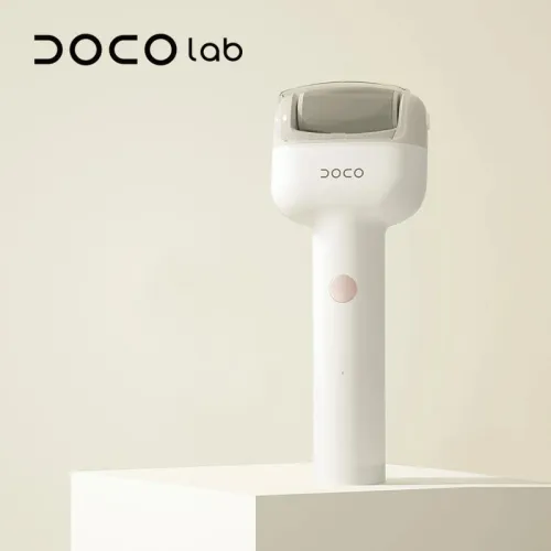 DOCO Electric Pedicure Foot Grinder - Remove Dead Skin & Calluses, IPX6 Waterproof, 360° Roller, Vibration Massage, Home Foot Care [Foot Grinder, Electric Pedicure]