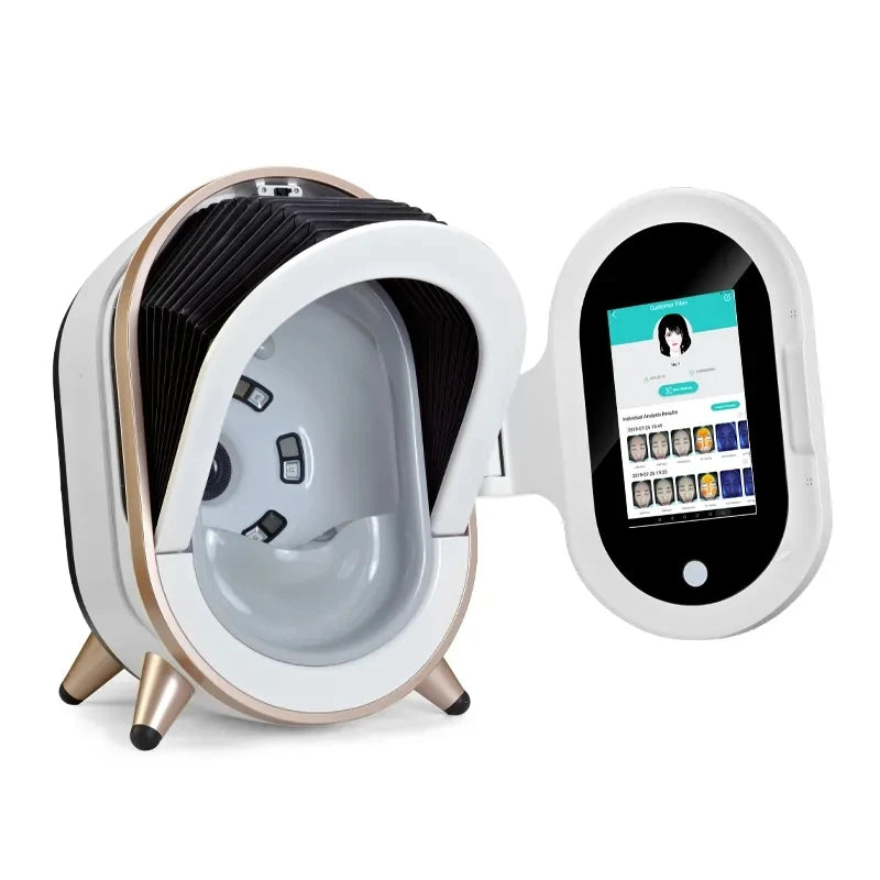 M9 Dermoscope 3D Magic Mirror - Professional Skin Analyzer with AI, 20MP HD Camera, RGB/UV/PL Imaging for Beauty Salons & Clinics