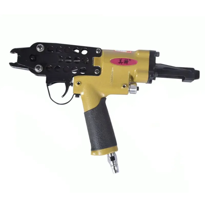 SC7C Pneumatic C-Ring Gun - Air Nail Gun, Hog Ring Plier, C-Ring Nailer for Mattresses, Sofas, and Wire Meshes
