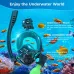 SMACO 0.5L Scuba Tank with Full Face Snorkel Mask - 6 Min Underwater Breathing at 30ft Depth [Scuba Tank, Snorkeling Gear]