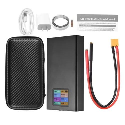 SQ-SW2 Mini Portable Spot Welder - Multifunctional Battery Pack Welding Tool with LCD Display [Spot Welder, Battery Welding]