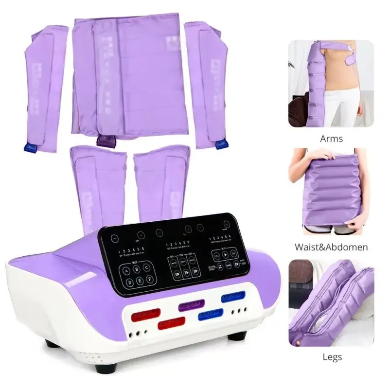 Lymphatic Drainage Machine - Air Massage Pressotherapy Slimming Device for Detox & Fat Reduction [Lymphatic Drainage, Pressotherapy]
