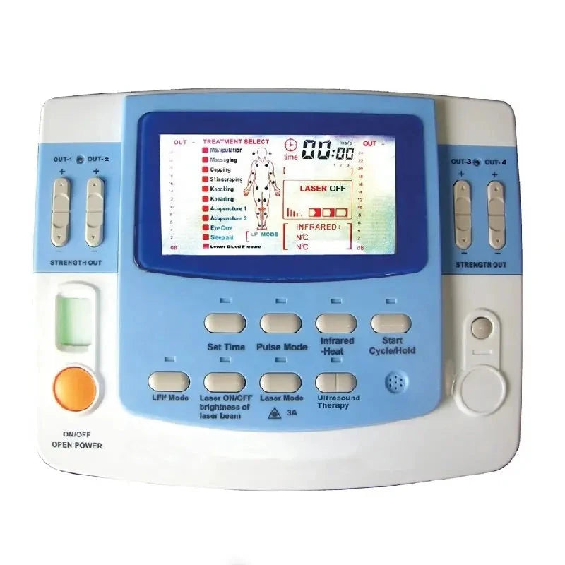 EA-VF29 Electro Acupunctuur Stimulator - Pijnverlichting & Therapeutische Massage Machine met Laser & Ultrasone Therapie