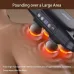 Four-Head Fascia Gun with 6 Modes & 20 Intensity Levels for Deep Muscle Relaxation & Whole Body Vibration