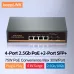4-Port 2.5G Multi-Gigabit Ethernet PoE+ Switch with 2 SFP+ Ports | High-Speed Network Switch [2.5G Ethernet, PoE+, SFP+]