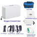 110/220V 3L Mini Portable Oxygen Concentrator with Battery - Low Noise for Home, Travel & Car Use