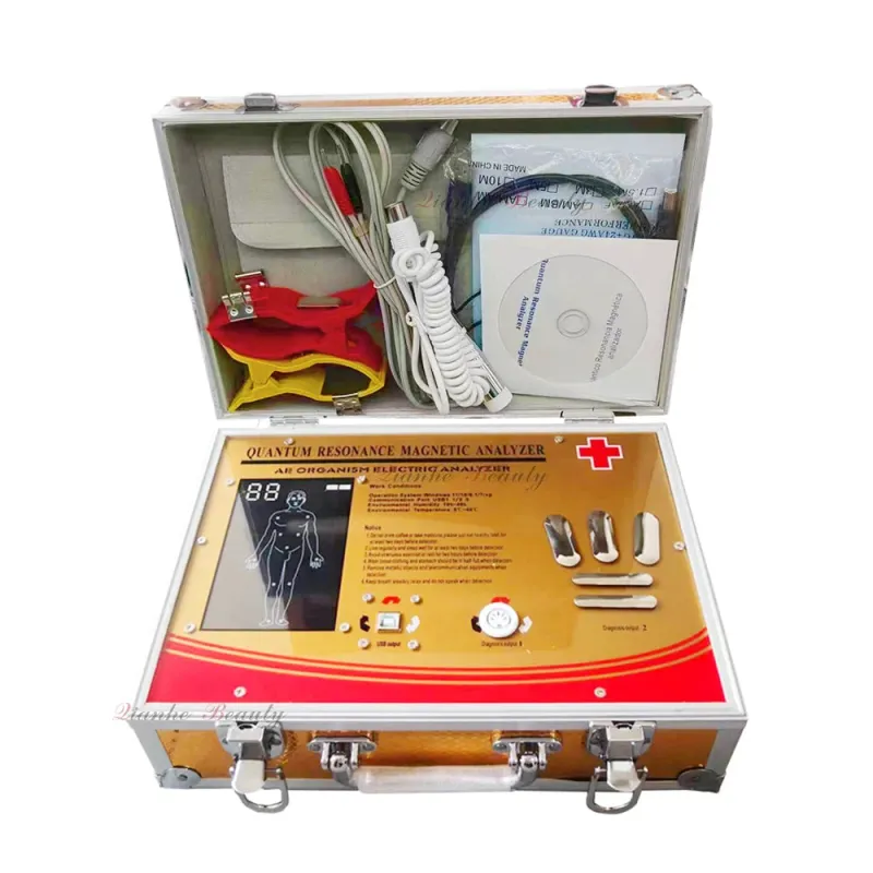 15th Gen Quantum Magnetic Resonance Body Analyzer - 3 Detection Methods, 103 Reports, Multi-Language Support