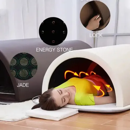 Far Infrared Body Slimming Sauna Bed with Tourmaline Therapy - Heated Detox Bed for Weight Loss & Relaxation