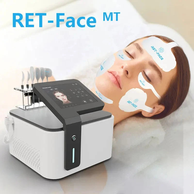 Portable RET Face Wrinkles Removal RF Facial Electrical Stimulation Skin Tightening Anti-Aging Machine
