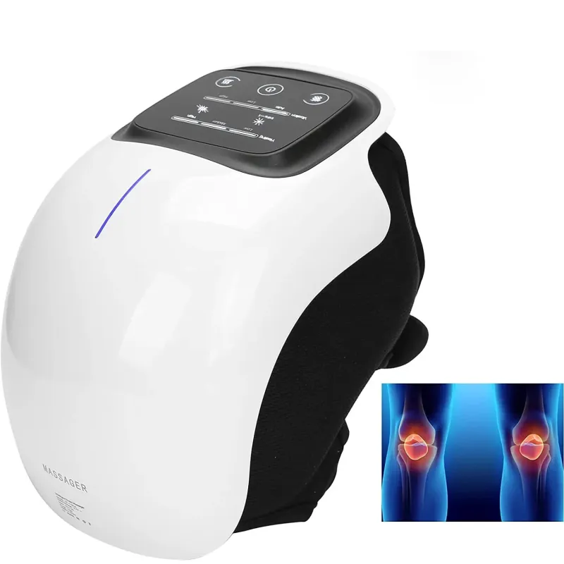 Smart Knee Massager with Electric Heating & Air Pressotherapy - Infrared Therapy for Arthritis Pain Relief & Joint Rejuvenation