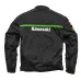 Kawasaki Off-Road Motorcycle Racing Jersey - Anti-Fall Lined Jacket for Spring, Summer & Autumn [Motorcycle Racing, Anti-Fall Clothing]