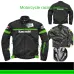 Kawasaki Off-Road Motorcycle Racing Jersey - Anti-Fall Lined Jacket for Spring, Summer & Autumn [Motorcycle Racing, Anti-Fall Clothing]