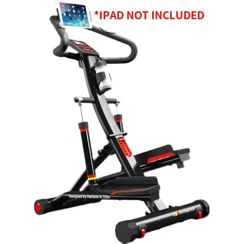 HARISON HR-309eco Stepper with Handlebar - Compact, Height-Adjustable, Low-Impact Climbing Exercise Machine with Optional App