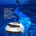Cordless Robotic Pool Cleaner - Automatic Swimming Pool Vacuum with Dual-Drive Motors, Self-Parking, 100 Mins Runtime, Lightweight Design [Pool Cleaner, Robotic Vacuum]