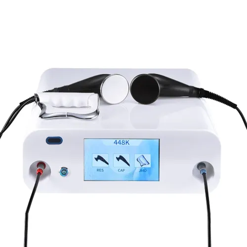 Tecar Cet Ret 448k Diathermy Therapy Machine for Wrinkle Removal, Face Lift, RF Skin Tightening & Weight Loss