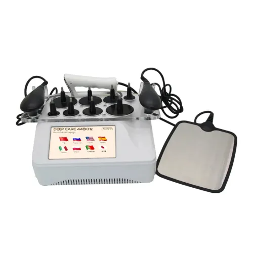 Tecar Fysiotherapie Diathermie 448kHz Anti-Aging Pijnverlichting Massageapparaat met Meertalig Systeem | RET & CET Technologie voor Spa & Thuisgebruik