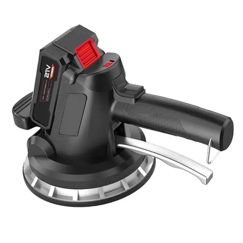 21V Lithium Battery Tile Tiling Machine with 26000rpm Vibration, 6-Speed Adjustable, 320KG Adsorption for Wall & Floor Tiles