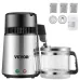 VEVOR 4L Water Distiller Purifier - Stainless Steel Electric Kettle for Home & Office, Fast Distillation, 304 Stainless Steel, Easy Operation [Water Distiller, Purifier, Stainless Steel]