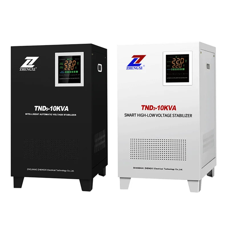 High Precision 10kva-30kva Voltage Regulator Stabilizer, 220V Single Phase AC Automatic with Servo Motor for Home & Industrial Use