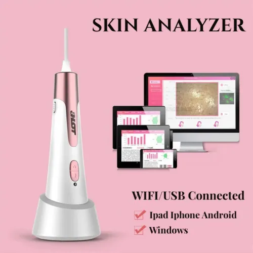 WIFI Wireless Portable Skin Analyzer - HD Facial Diagnosis Detector for Skin Analysis, Salon & Home Use [Skin Analyzer, Facial Diagnosis]