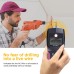 WS120 Multi-Scanner Stud Finder – 5 az 1-ben falszkenner fához, fémhez, AC vezetékekhez, mélységkövető, LCD kijelző és hangriasztó