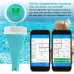 6-in-1 Water Quality Tester with Bluetooth & Mobile App - PH, EC, TDS, ORP, Temperature, Chlorine Detector