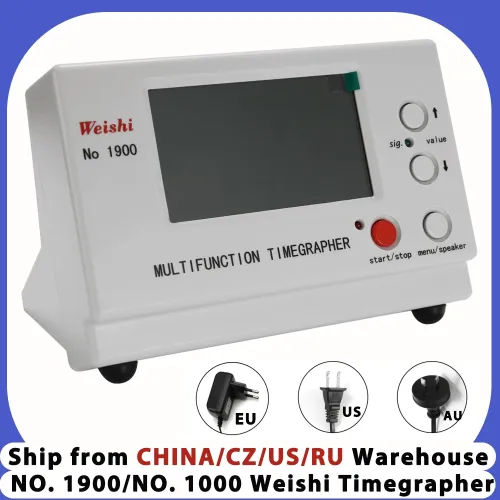 Weishi NO.1900/NO.1000 Mechanical Watch Timing Tester Machine - Auto Calibration Timegrapher for Precision Watch Testing [Mechanical Watch Tester, Timegrapher, Watch Calibration]
