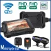 WiFi Motorcycle DVR Dash Cam 1080P+1080P Full HD Front Rear View Waterproof Motorcycle Camera with GPS Logger