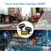 WiFi Motorcycle DVR Dash Cam 1080P+1080P Full HD Front Rear View Waterproof Motorcycle Camera with GPS Logger