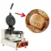 Emblémával ellátott UFO Burger fánkgép - Fagylaltos gofri hamburger kenyér forró présgép Gelato Panini Press Brioche-hoz