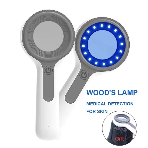 Woods Lamp Skin Analyzer - UV Magnifying Light for Facial Skin Analysis, Acne, Vitiligo Detection, Beauty Care [Skin Analyzer, UV Light, Facial Testing]