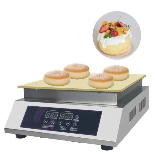 1300W Single Head Souffle Pancake Maker Machine - Fluffy Japanese Pancake Maker for Perfect Breakfast