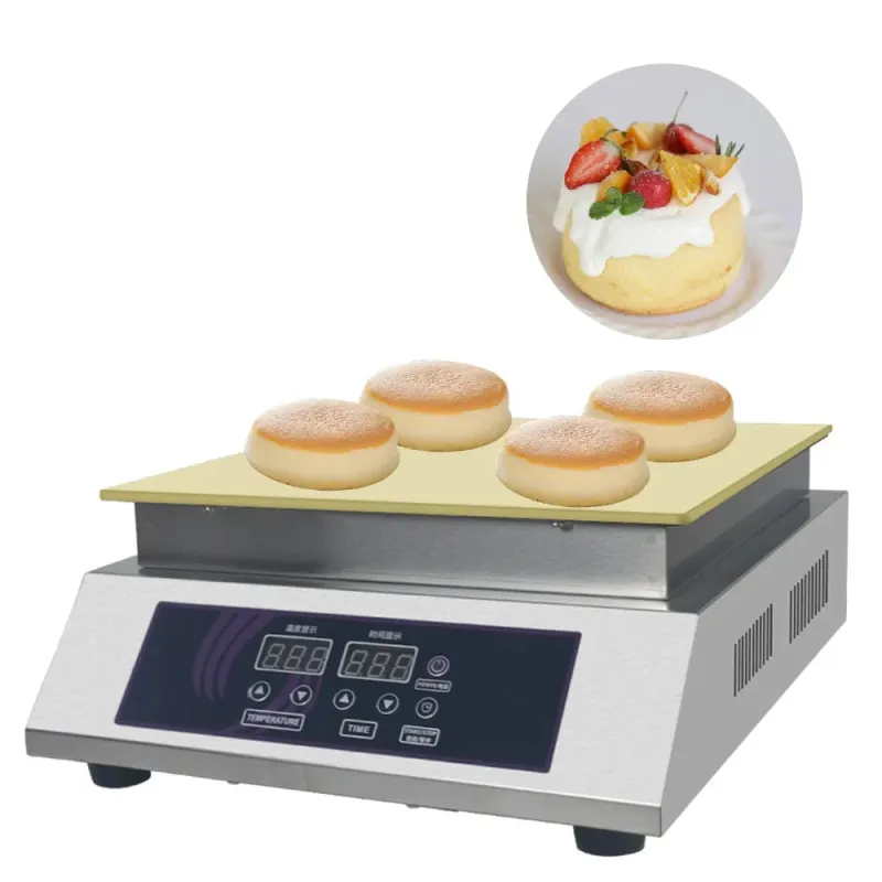 1300W Single Head Souffle Pancake Maker Machine - Fluffy Japanese Pancake Maker for Perfect Breakfast