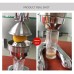 Manual Juicer Squeezer - Hand Press Citrus Fruit Juicer for Orange, Lemon, Pomegranate [Stainless Steel, Home Kitchen]