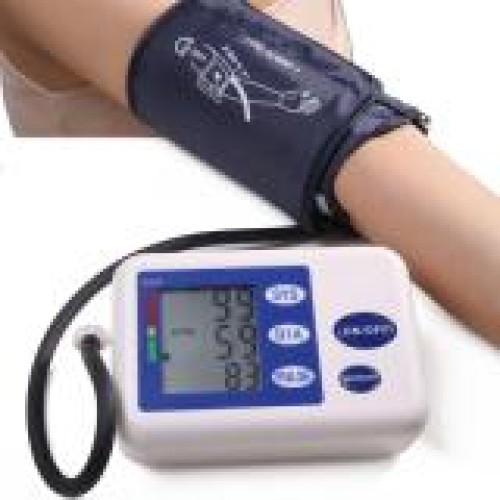 Digital Arm Blood Pressure Monitor with Pulse Rate, Portable Upper Arm Sphygmomanometer for Home Health Care