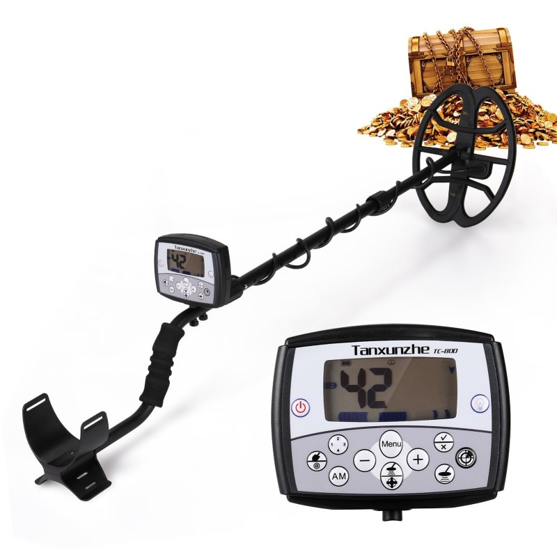 TC-800 11 Inch Metaaldetector met VFLEX Technologie, Professionele Dieptezoeker voor Goud, Munten en Schatzoeken