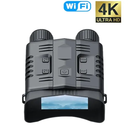 NV003 Infrared Night Vision Wifi Binocular 4K UHD 52MP 10X Zoom 800M Telescope for Hunting & Camping
