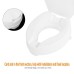 10cm Portable Raised Toilet Seat - Elevated Toilet Riser for Elderly & Disabled, Comfortable & Durable Support [PP Material, Easy Install]