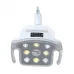 Clinical LED Light 8Pcs Bulb Oral Lamp for Dental Chair Unit, Shadowless, Adjustable Color Temperature 4000-5500K, 60000lux Brightness