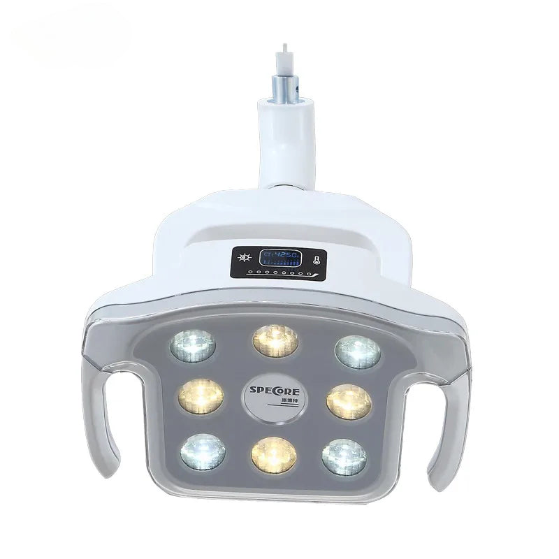 Clinical LED Light 8Pcs Bulb Oral Lamp for Dental Chair Unit, Shadowless, Adjustable Color Temperature 4000-5500K, 60000lux Brightness