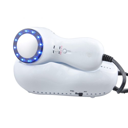 Cold Hammer Blue LED Photon Skin Spa Massager - Shrink Pores, Reduce Wrinkles & Dark Circles, Portable Beauty Tool [Blue LED, Skin Therapy, Cold Hammer]