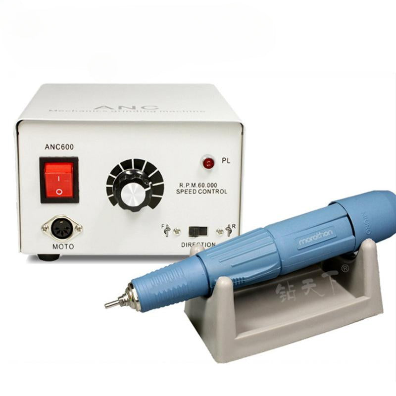 Powerful ANC600 80W SH37L M45 45000rpm Electric Polishing Micromotor for Manicure, Dental Lab & Nail Drill [High Torque, Precision]