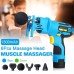 Hoge frequentie percussie massagepistool - Diepe weefselspiermassage met 6 opzetstukken, 1300mAh batterij, lichtgewicht ontwerp [spierherstel, pijnverlichting]